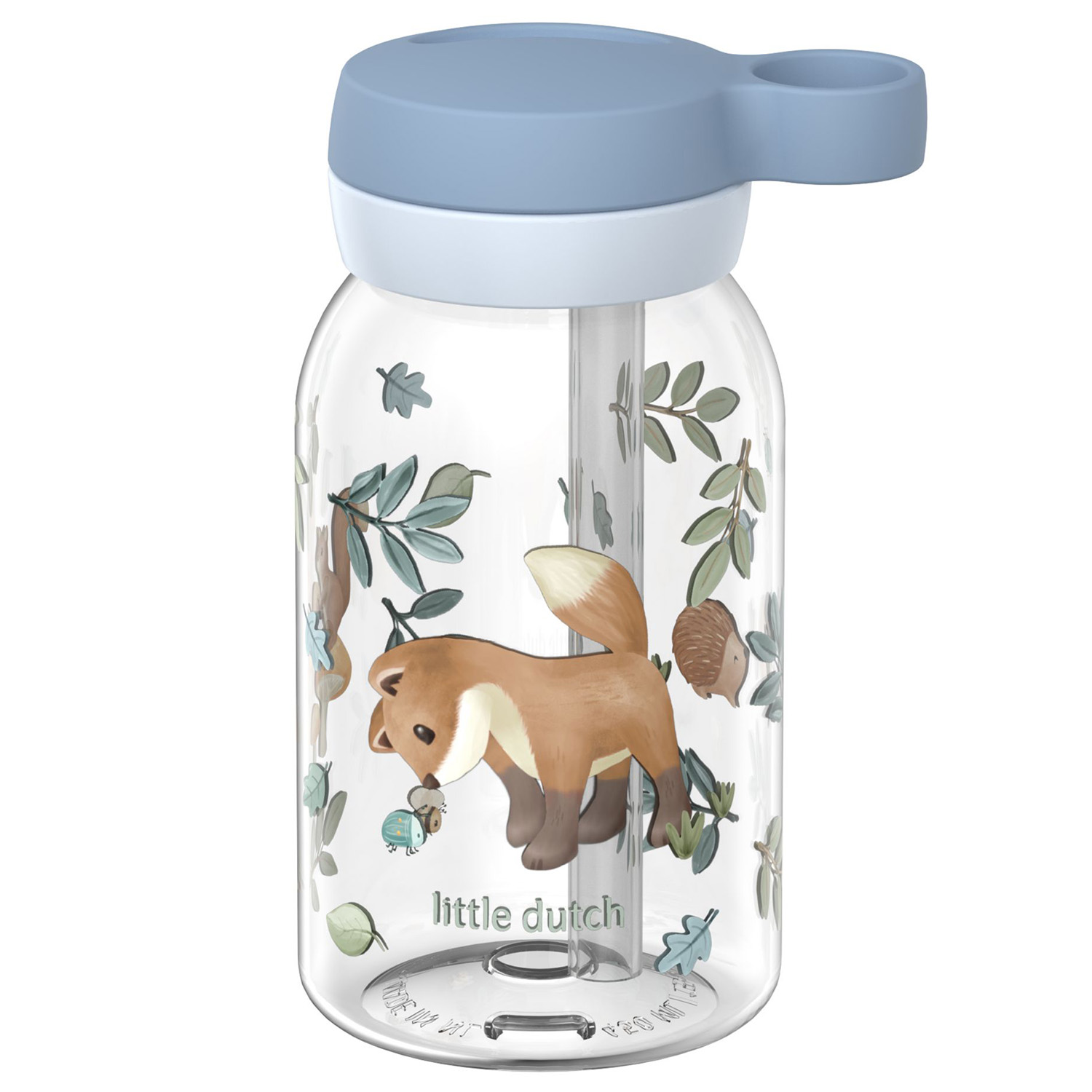 Mepal drinkfles met rietje Little Dutch Forest Friends 450ml