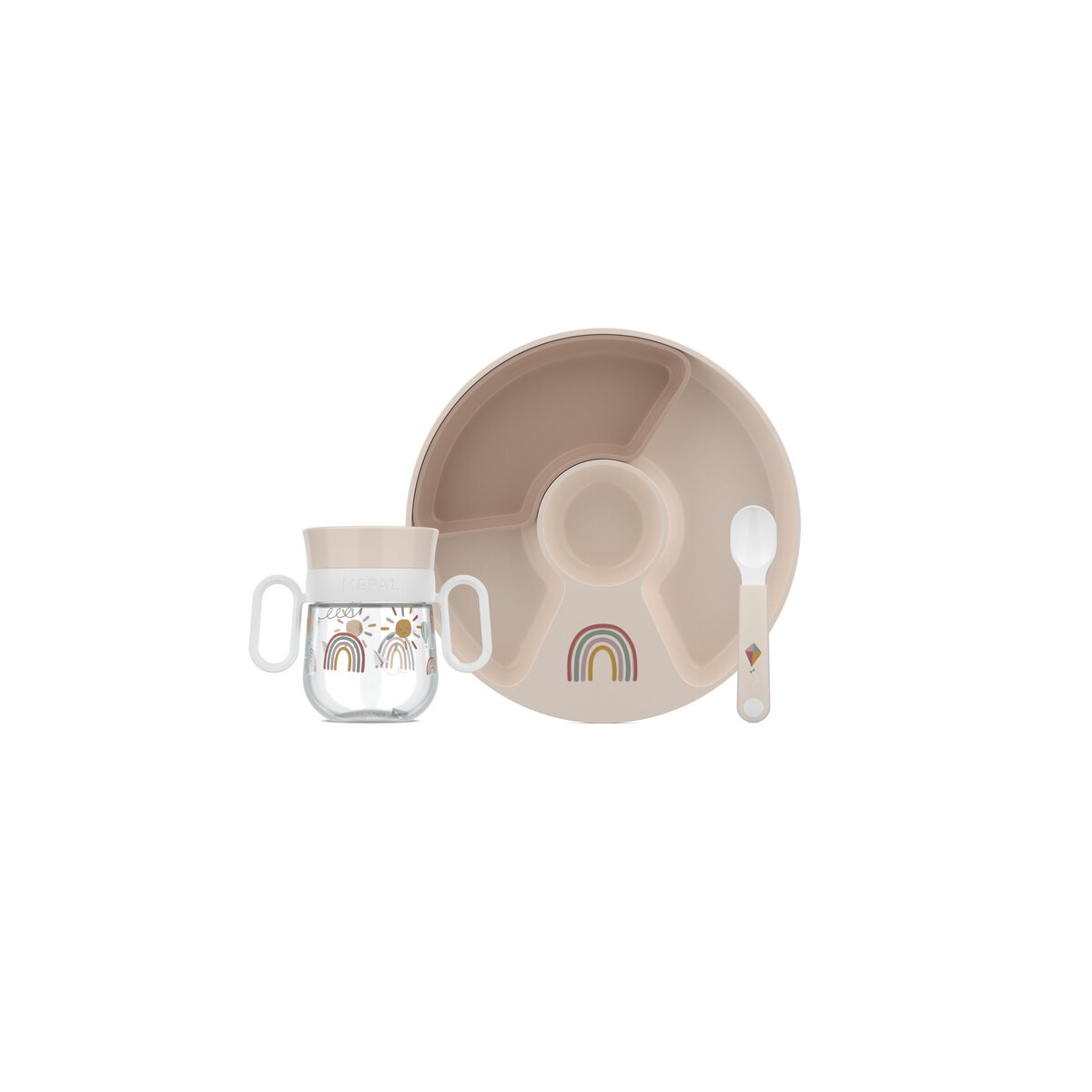 Mepal Set Babyservies Mio 3-Delig Sunshine & Rainbow
