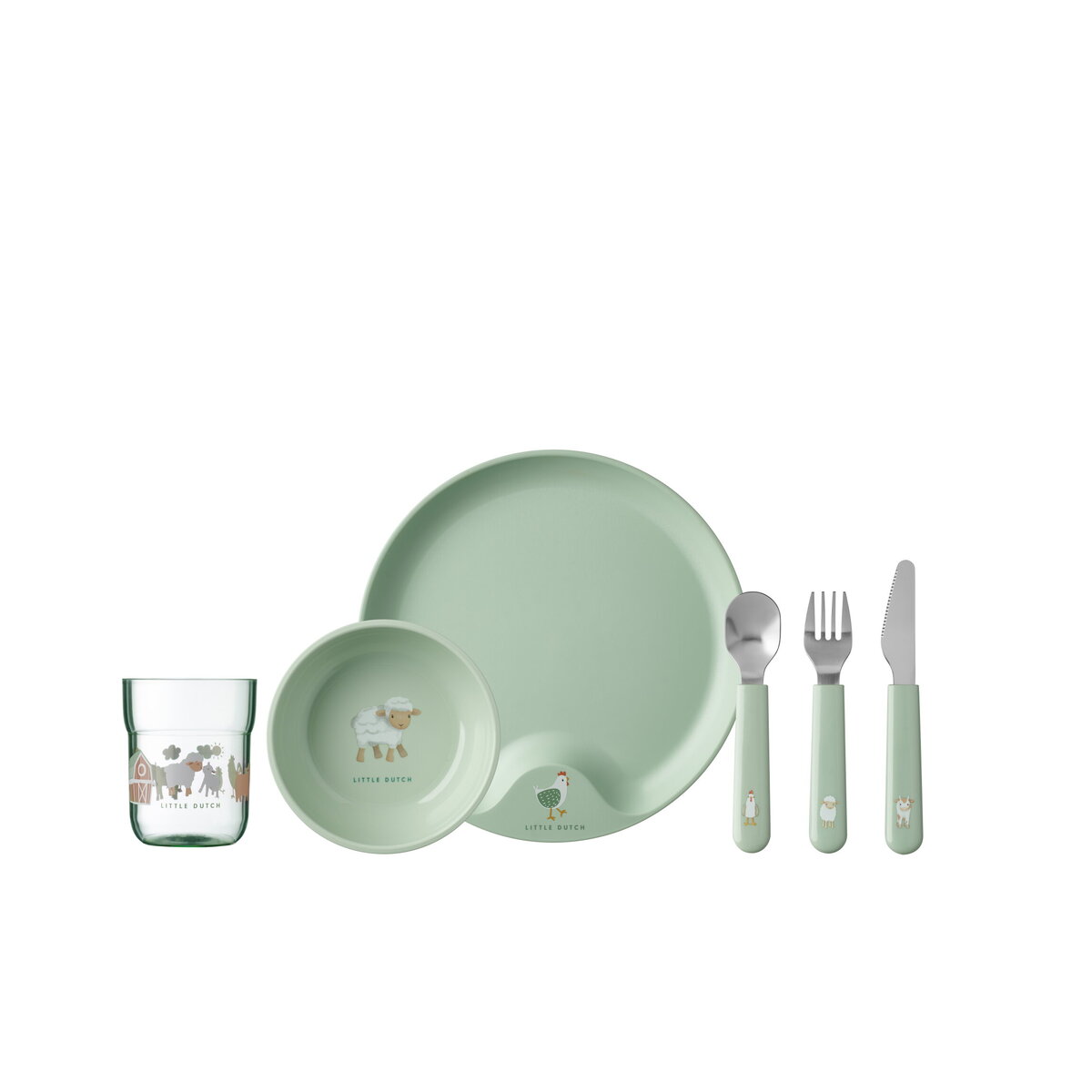 Mepal Set Kinderservies Mio 6-Delig Little Farm