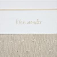 Meyco Baby Klein Wonder Wieglaken - 75 x 100 cm - Soft Sand