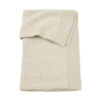 Meyco Baby Ledikantdeken Knots Soft Sand 100 x 150 cm