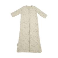 Meyco Baby Slaapzak Met Mouwen Rib Mini Spot - Sand Melange - 70 cm
