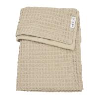 Meyco Baby Waffle Ledikantdeken - 100 x 150 cm - Sand