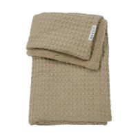Meyco Baby Wiegdeken Wafel Teddy Taupe 75 x 100 cm
