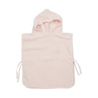 Meyco Basic Badponcho - 1-3 Jaar - Badstof - Roze
