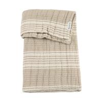 Meyco Deken Pre Washed Hydrofiel Jacquard Stripe Sand 75x100 cm
