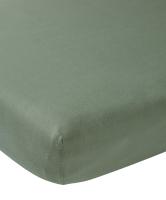 Meyco Hoeslaken Boxmatras Forest Green 75 x 95 cm