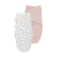 Meyco Inbakerdoek - 2 Stuks - 0-3 Mnd - Mini Panther Soft Pink
