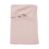 Meyco Ledikantdeken Mini Knots Soft Pink 100x150cm