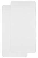 Meyco Molton Hoeslaken Ledikant Stretch Wit 60 x 120 cm (2-Pack)