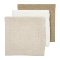 Meyco Multidoek Hydrofiel Pre-Washed Uni Offwhite/Soft Sand/Taupe 70 x 70 cm 3-Pack