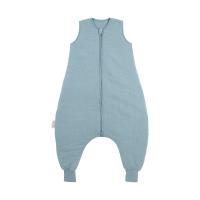 Meyco Slaapzak Jumper Gevoerd Pre-Washed - 92 cm - Hydrofiel - Jeans Blue