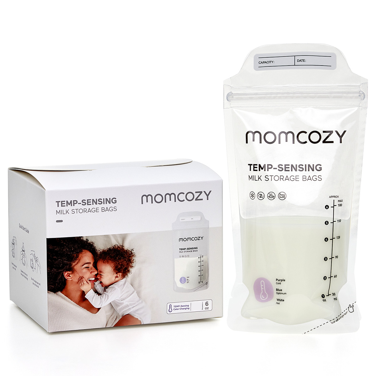 Momcozy 200 BPA/BPSvrije Moedermelk bewaarzakjes