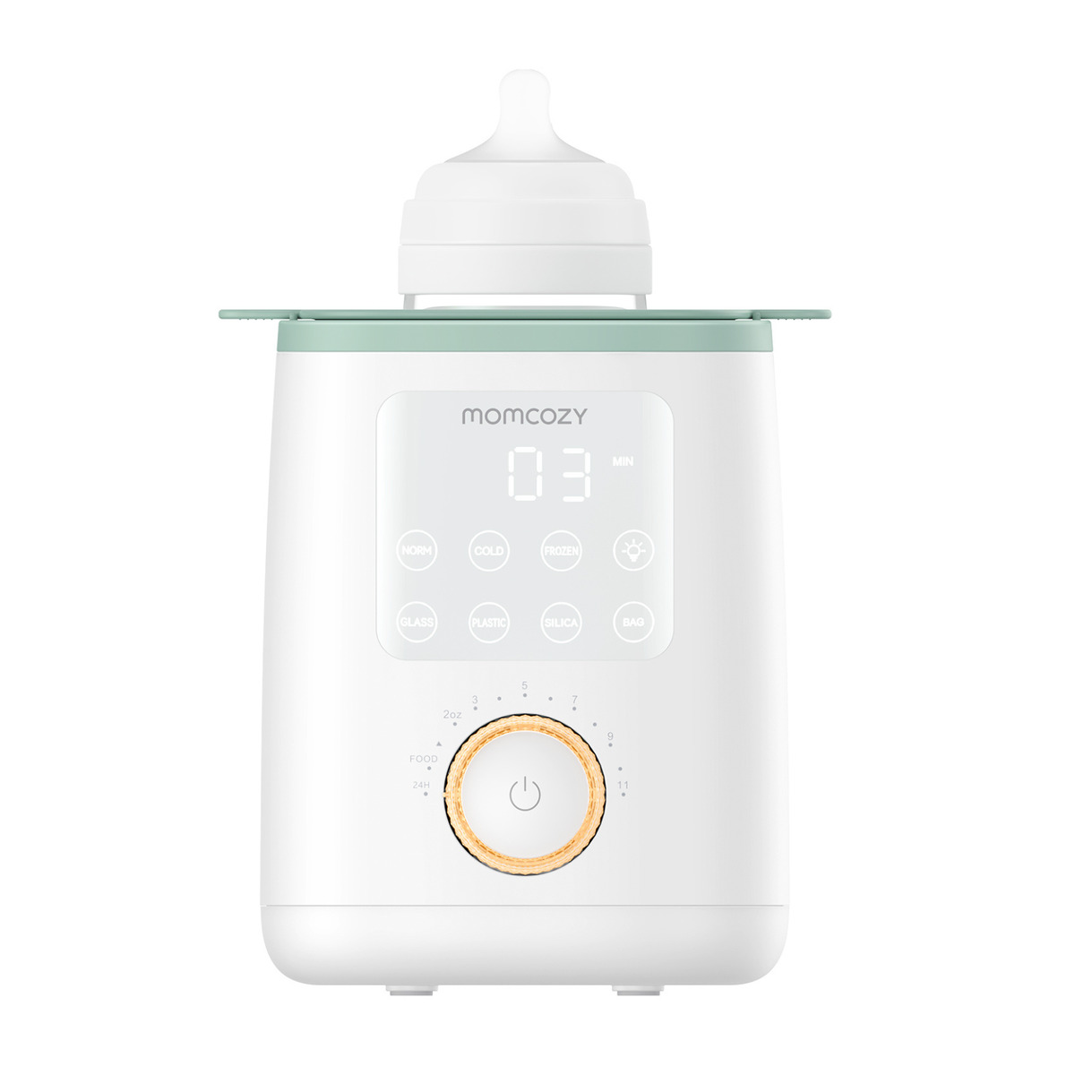 Momcozy MW02 Analoge Flessenverwarmer met verlichting