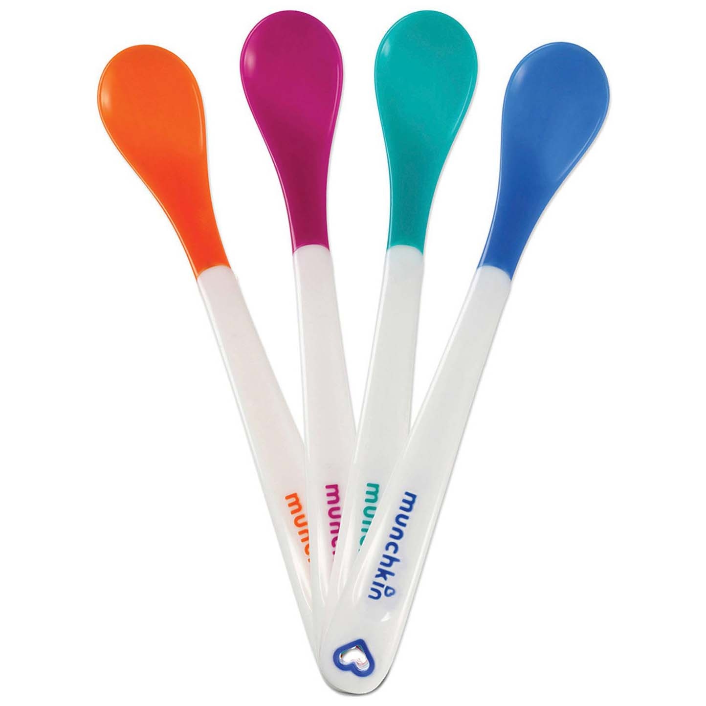 Munchkin lepels warmtegevoelig 4 stuks 3+ maanden
