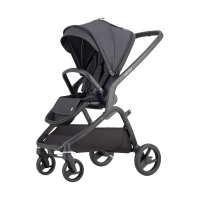 Mutsy Wandelwagen Flow Black Frame - Dark Grey Grip - North Black