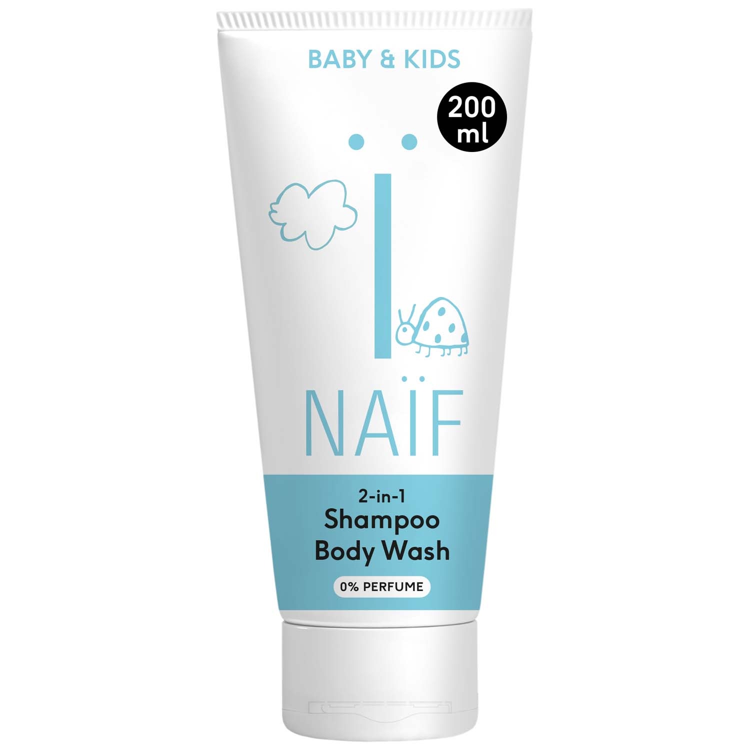 Naif 2-in-1 shampoo 0% parfum