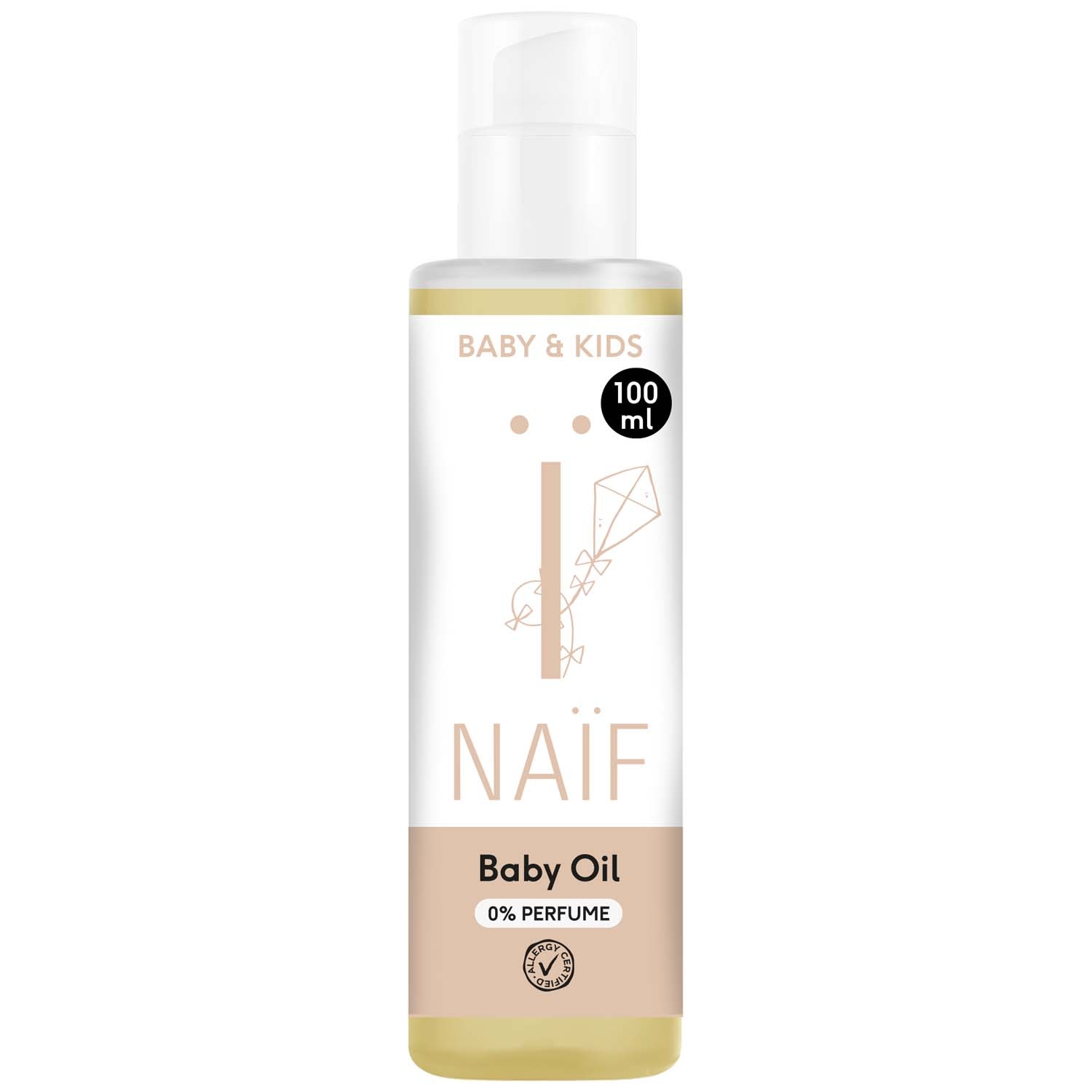 Naif baby & kids babyolie 0% parfum