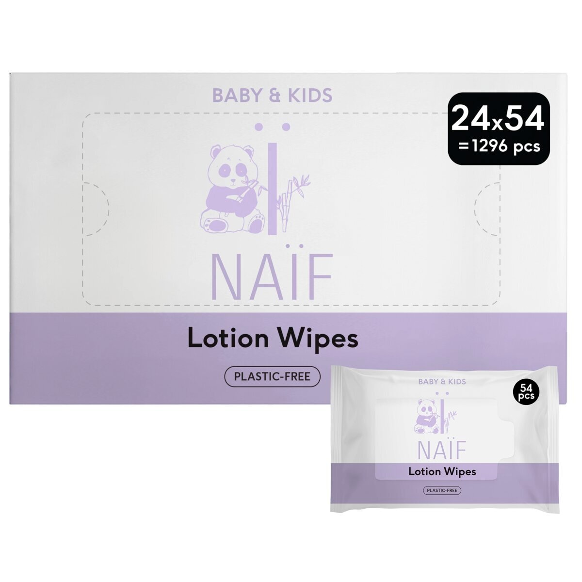 Naïf Baby & Kids Lotion babydoekjes