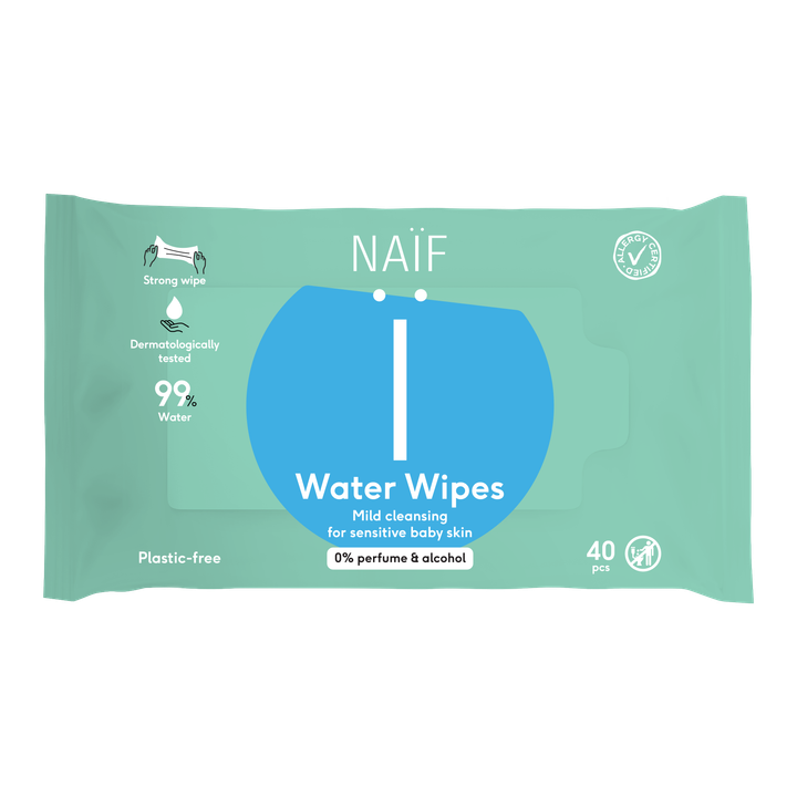 Naif Water Wipes Single Pack 40 Stuks