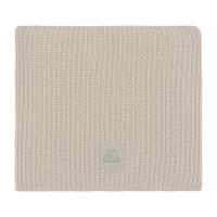 Nanami Babydeken Rib Knit Double - Beige - 75 x 100 cm