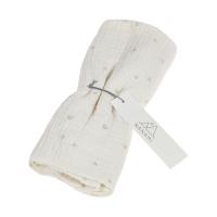 Nanami Heart Hydrofiel Luier - 60 x 65 cm - Latte Naturel