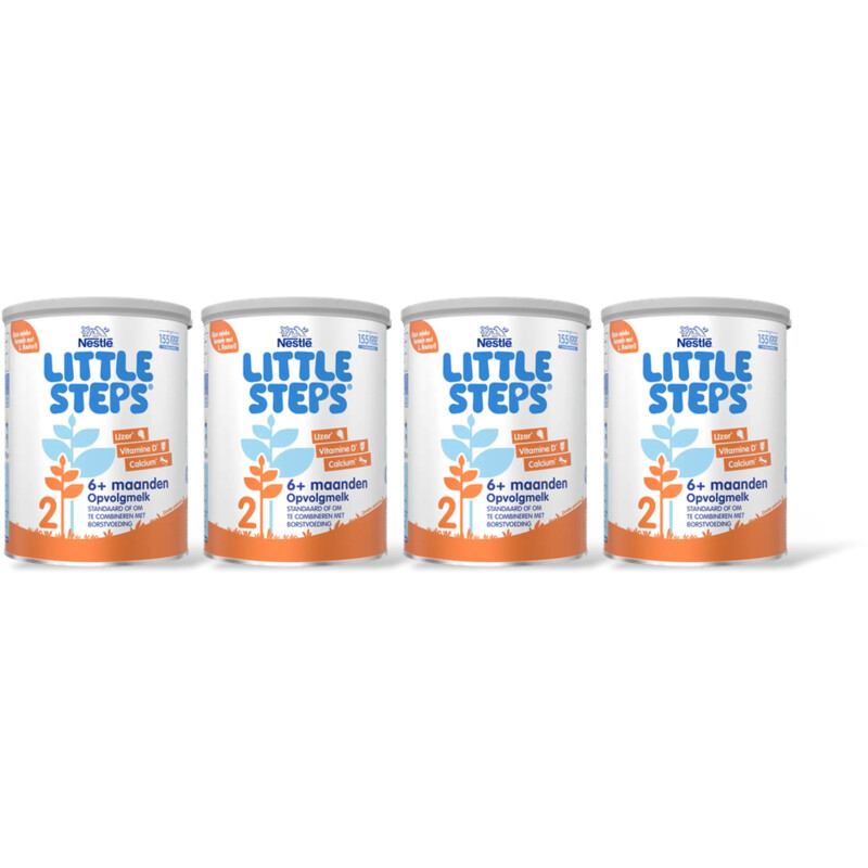 Nestlé Little Steps 2 opvolgmelk 6+ mnd 4-pack