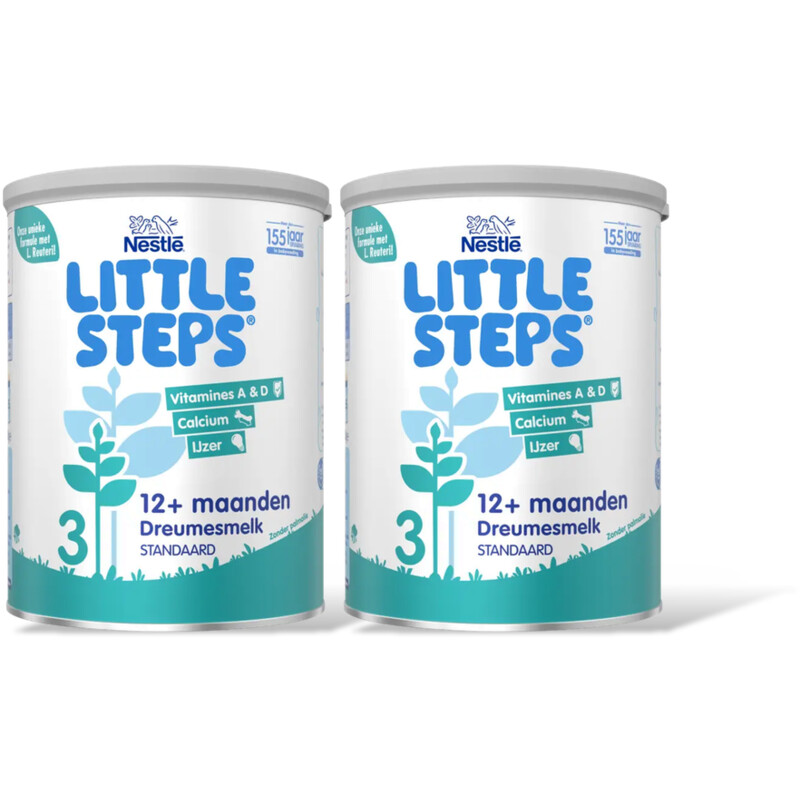 Nestlé Little Steps 3 dreumesmelk 12+ mnd 2pack