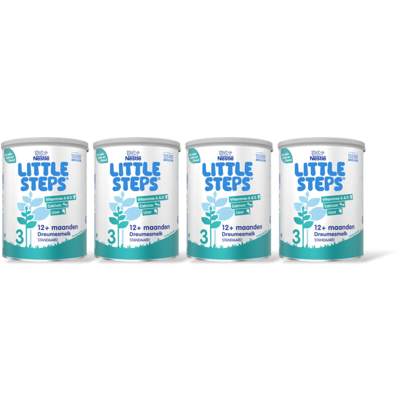 Nestlé Little Steps 3 dreumesmelk 12+ mnd 4pack