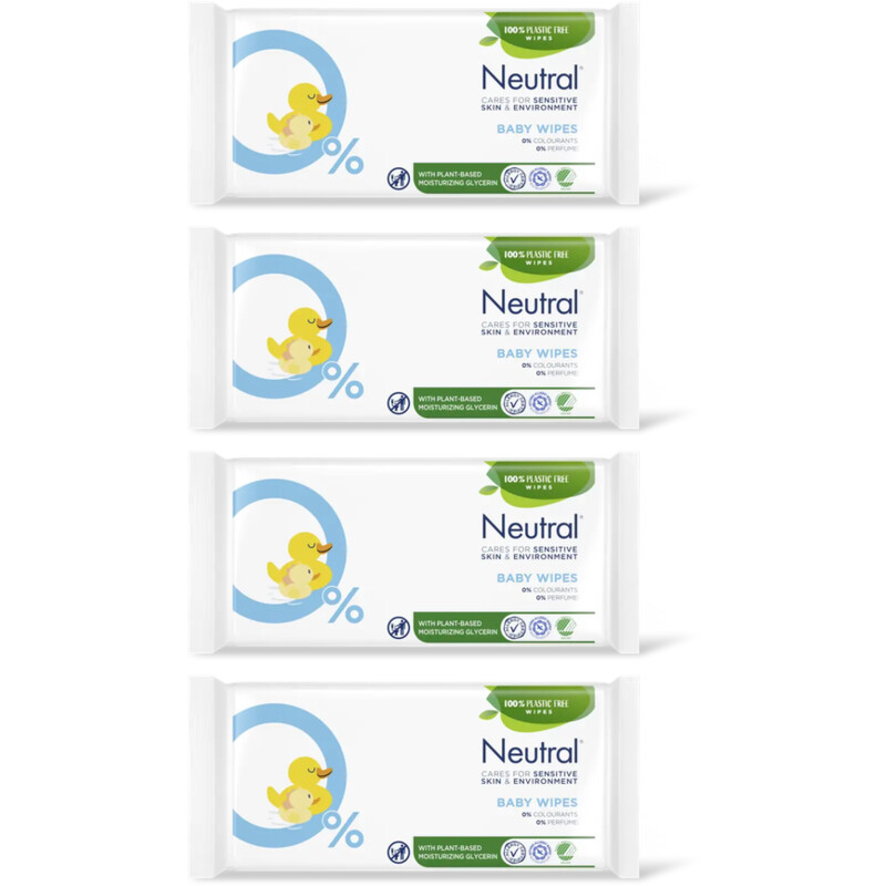 Neutral Baby wipes 0% parfume 64-pack