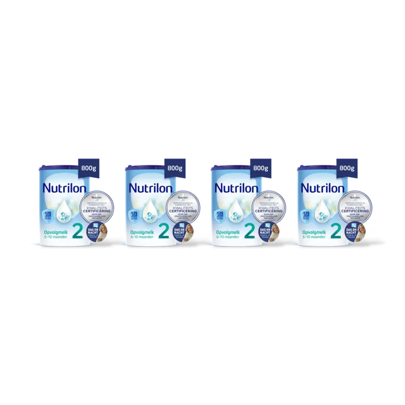 Nutrilon 2 opvolgmelk baby 6-10 maanden 4-pack