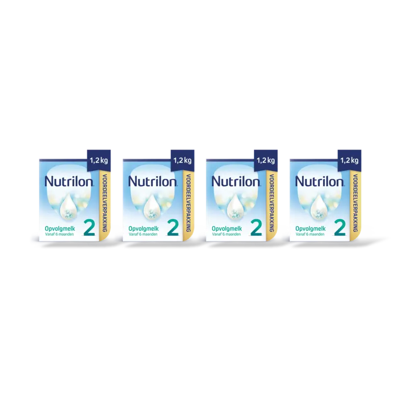 Nutrilon 2 opvolgmelk voordeelverpakking 6m+ 4-pk