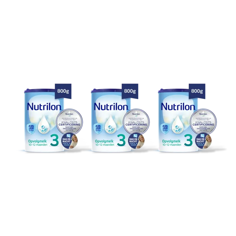 Nutrilon 3 opvolgmelk 10-12 maanden 3-pack