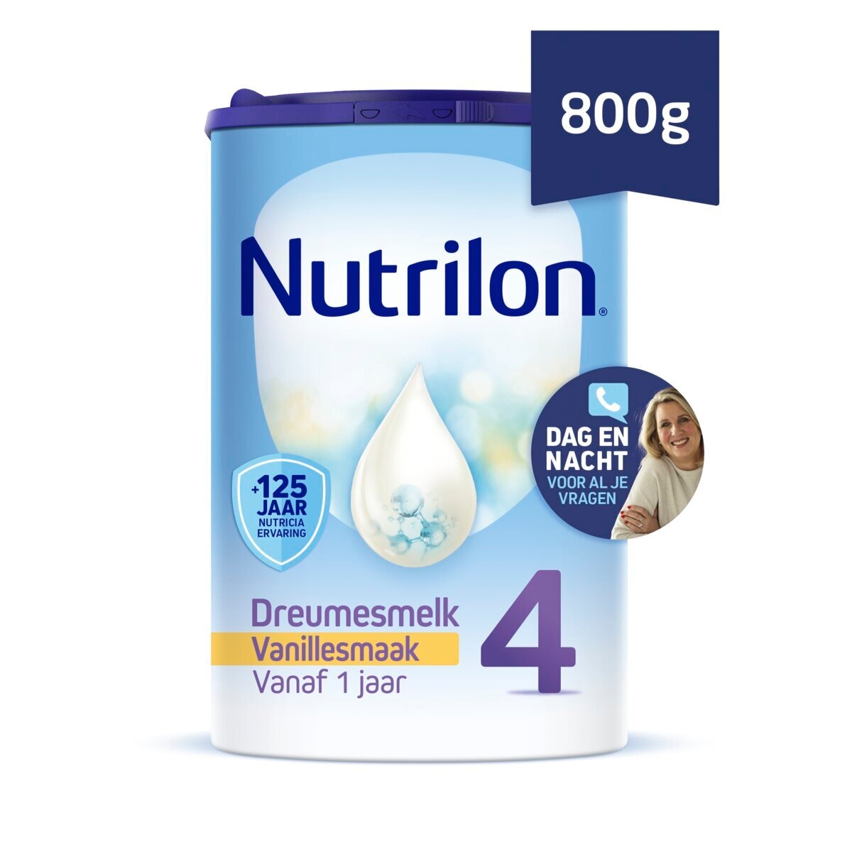 Nutrilon 4 Dreumes- en Peutermelk met Vanillesmaak Flesvoeding Vanaf 1 Jaar