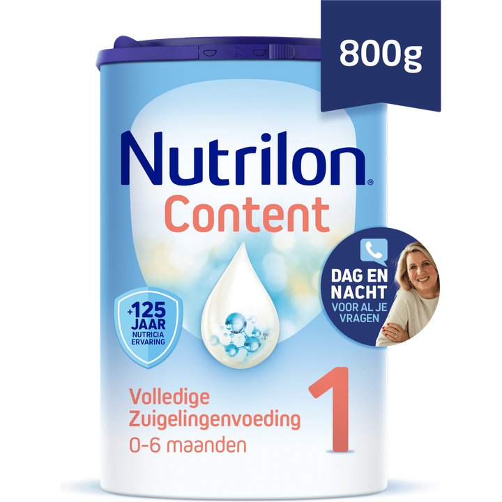 Nutrilon Content 1 Volledige Zuigelingenvoeding - Baby 0-6 Maanden 800g