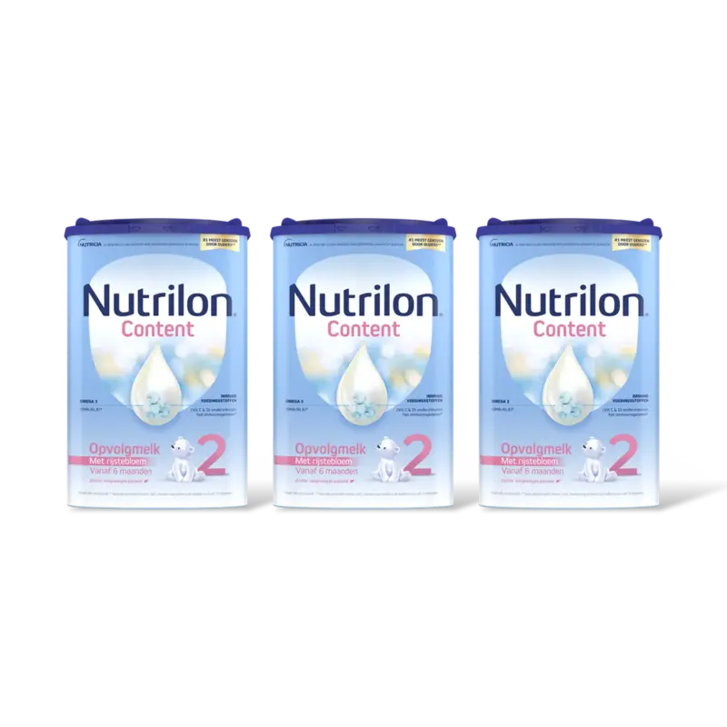 Nutrilon Content 2 6+ maanden 3-pack