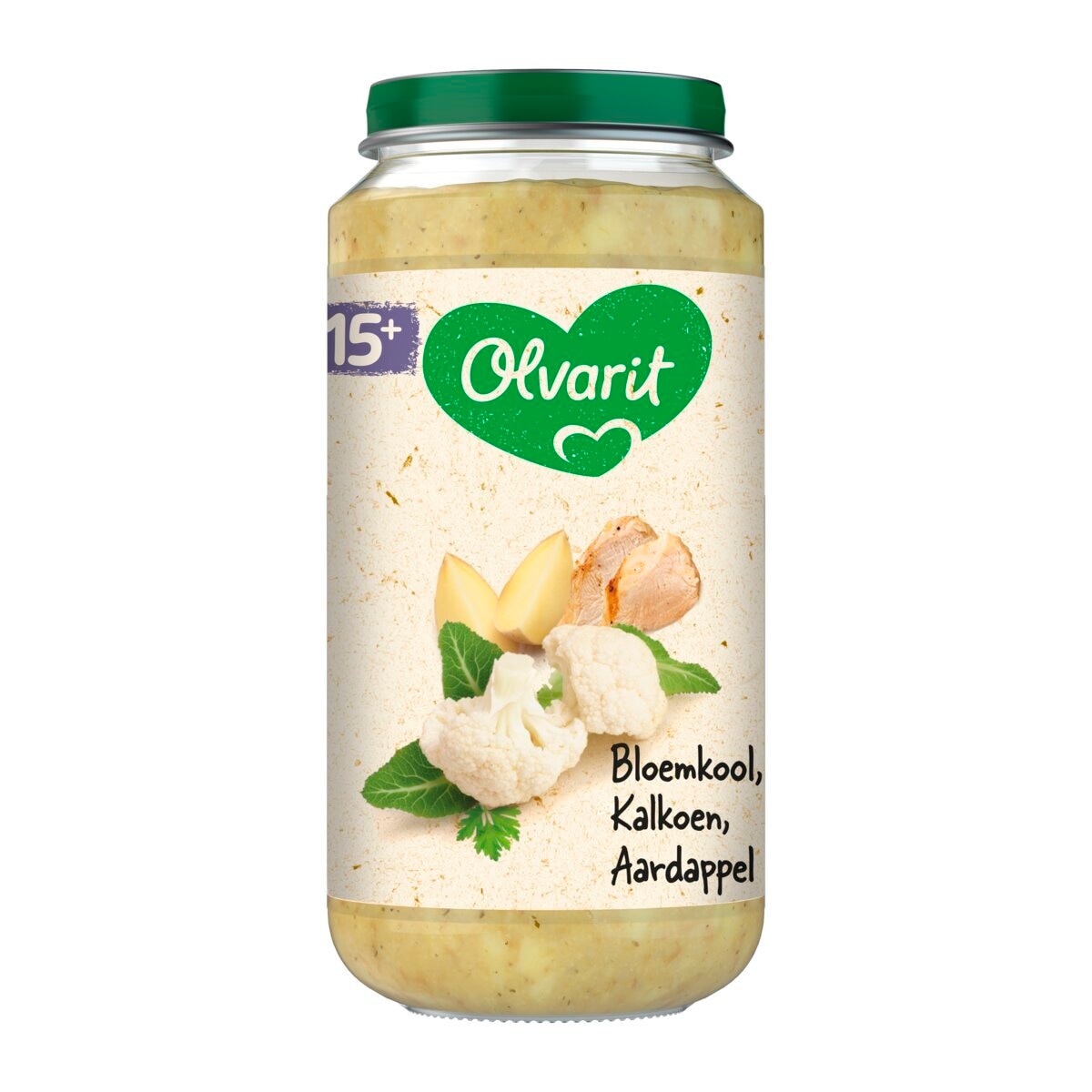 Olvarit 15+M Bloemkool Kalkoen Aardappel Maaltijdpotje