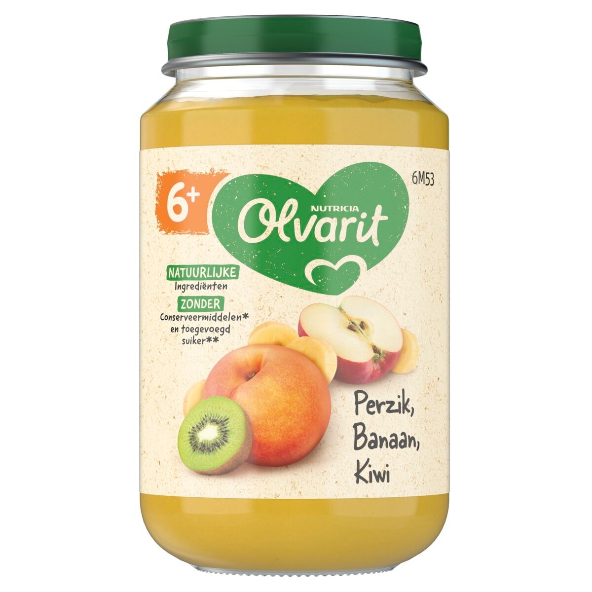 Olvarit 6+M Perzik Banaan Kiwi