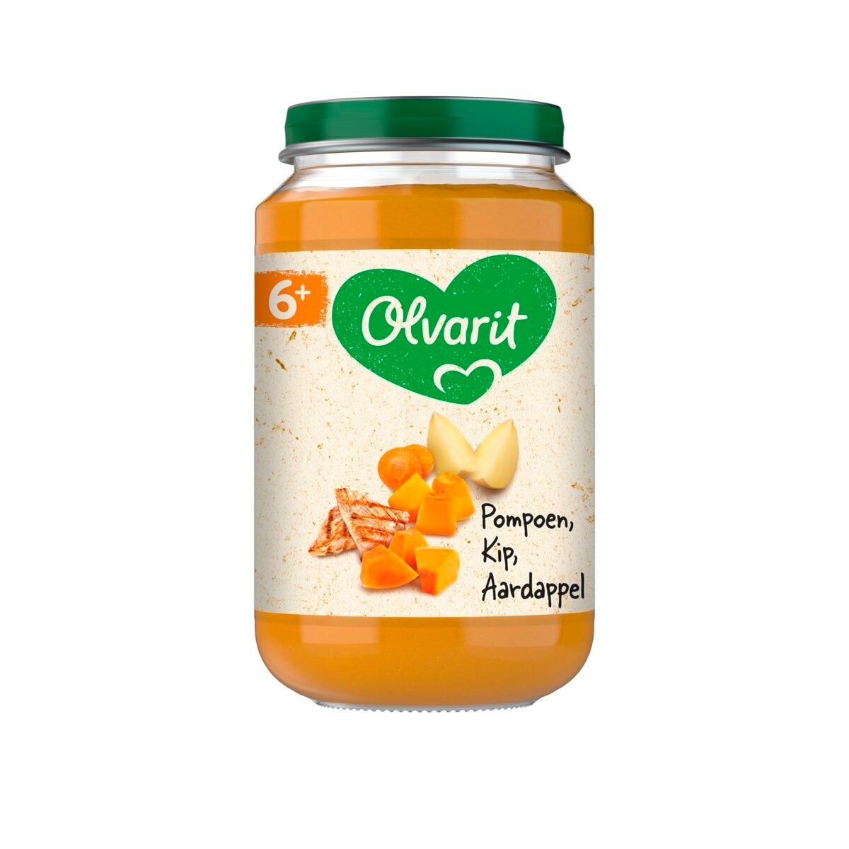 Olvarit 6+M Pompoen Kip Aardappel Maaltijdpotje