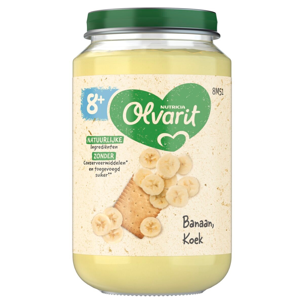 Olvarit 8+M Banaan Koek