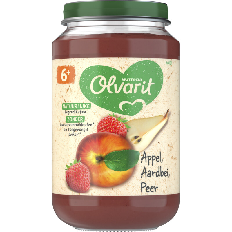 Olvarit Appel aardbei peer 6m+