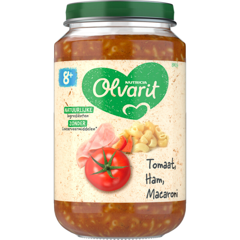 Olvarit Tomaat ham macaroni 8m+