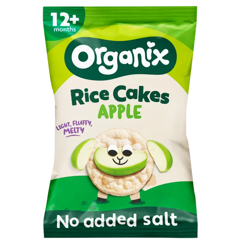 Organix Apple rice cake clouds 12m+