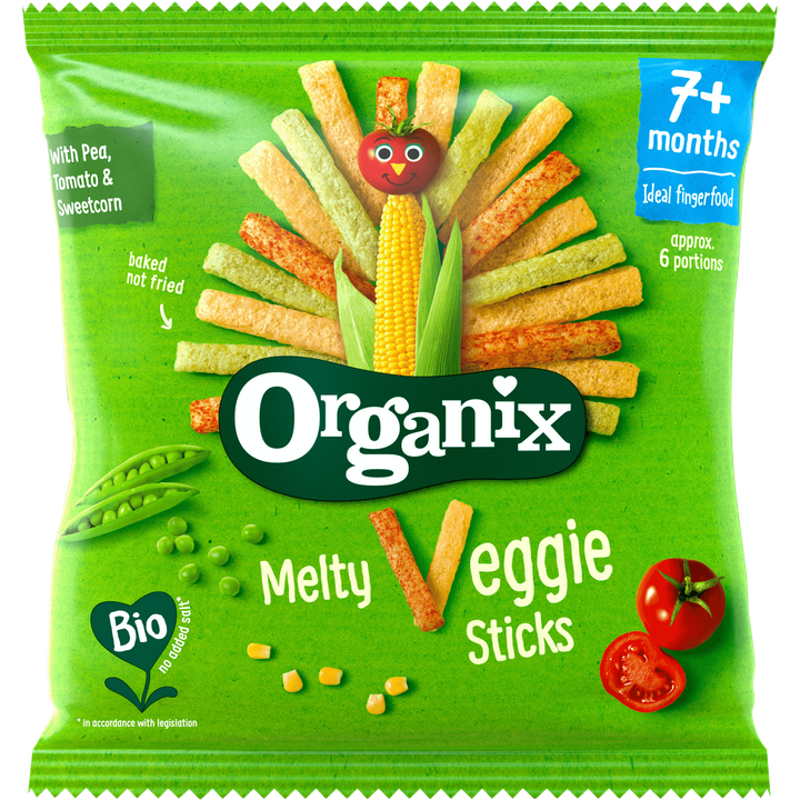 Organix Veggie groente sticks 7 maanden