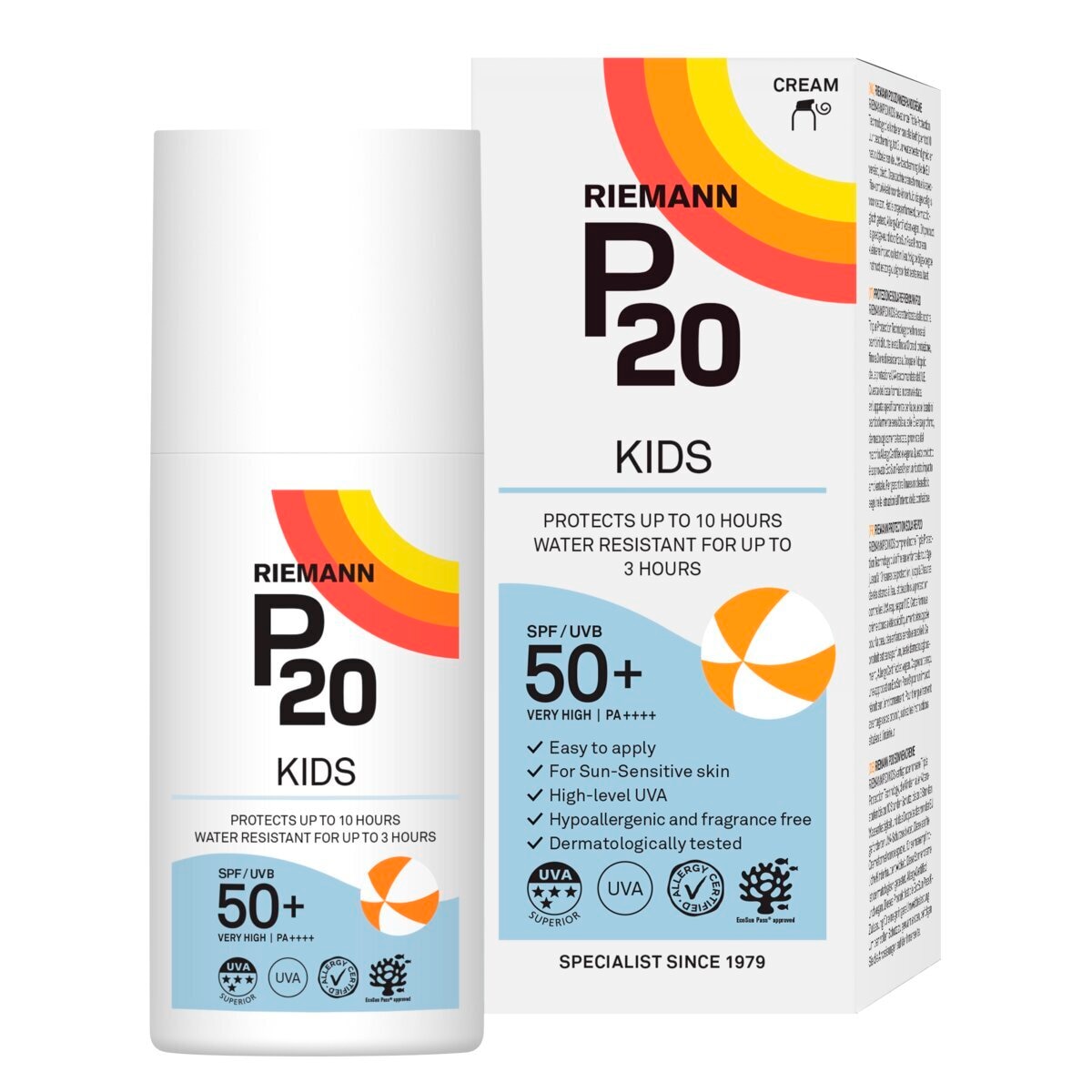 P20 Kids SPF50+ Zonnebrandcrème
