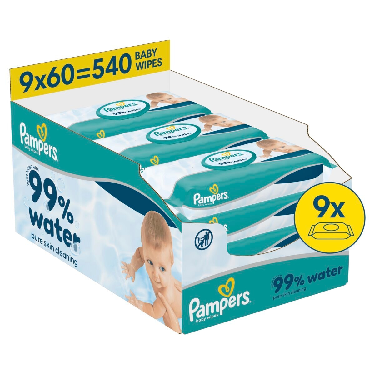 Pampers 99% Water Babydoekjes