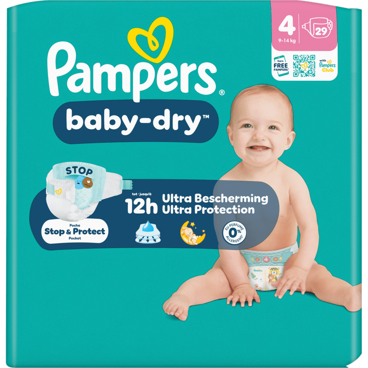 Pampers Baby-Dry Maat 4