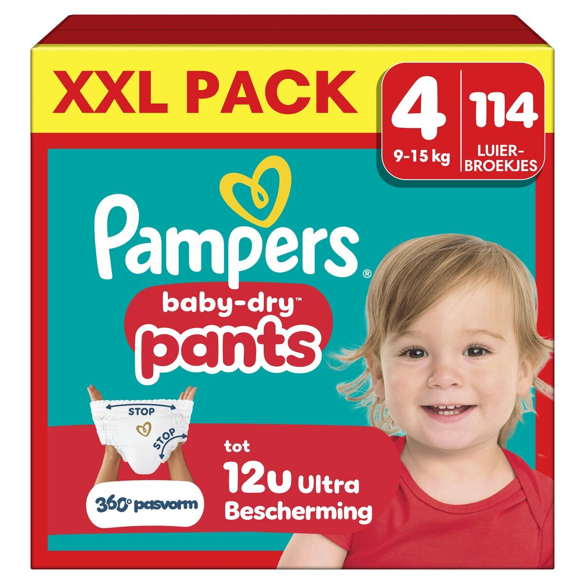 Pampers Baby-Dry Pants Maat 4 Luierbroekjes