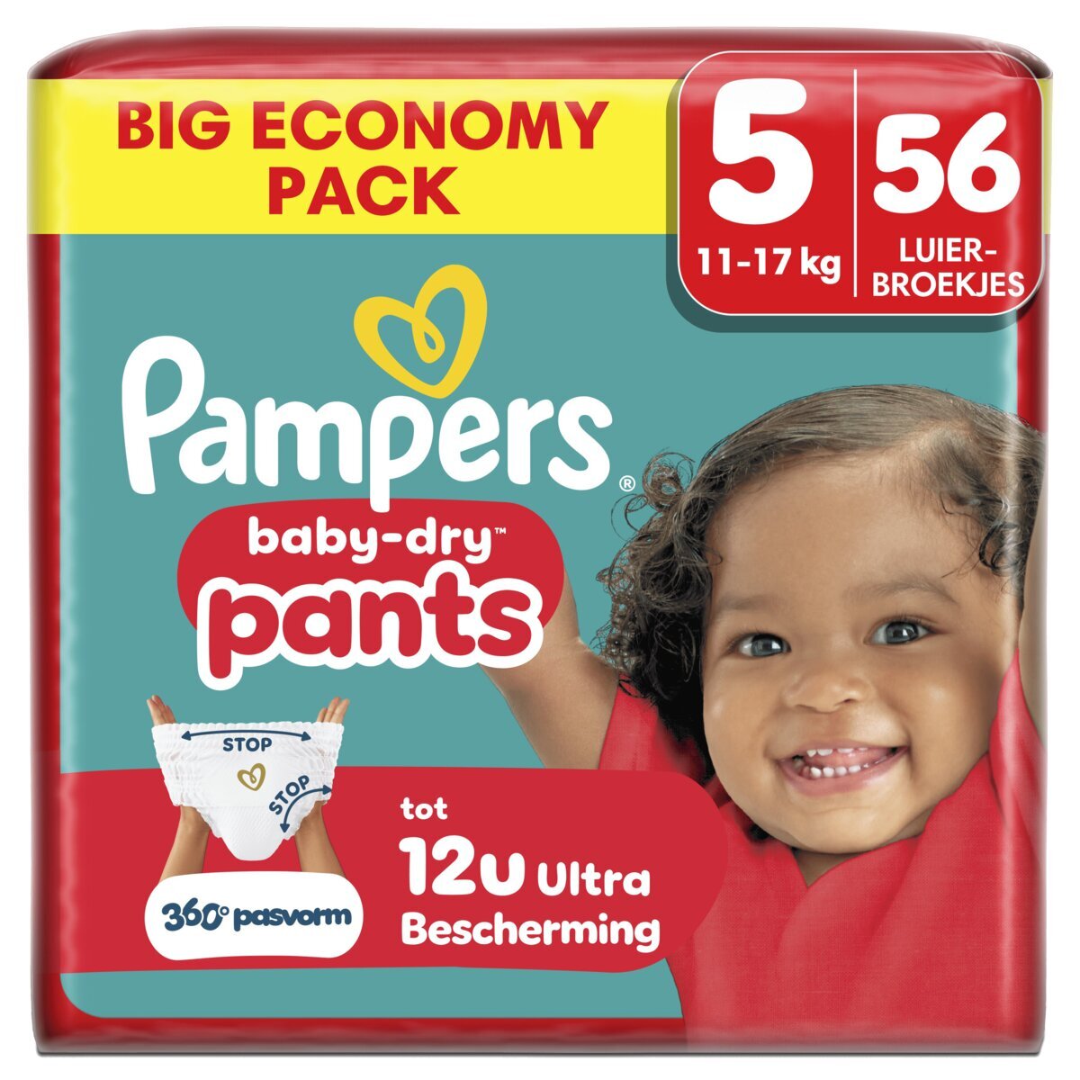 Pampers Baby-Dry Pants Maat 5 Luierbroekjes