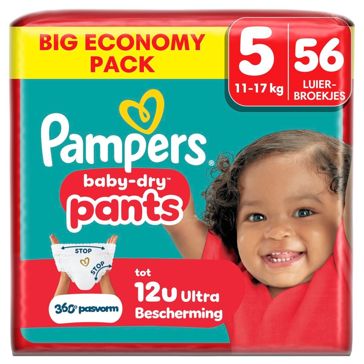 Pampers Baby-Dry Pants Maat 5 Luierbroekjes